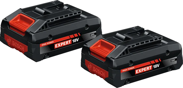 Bosch Batterisett 18V 2x4.0 Ah EXPERT