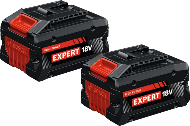 Bosch Batterisett Expert 18v 2x8AH
