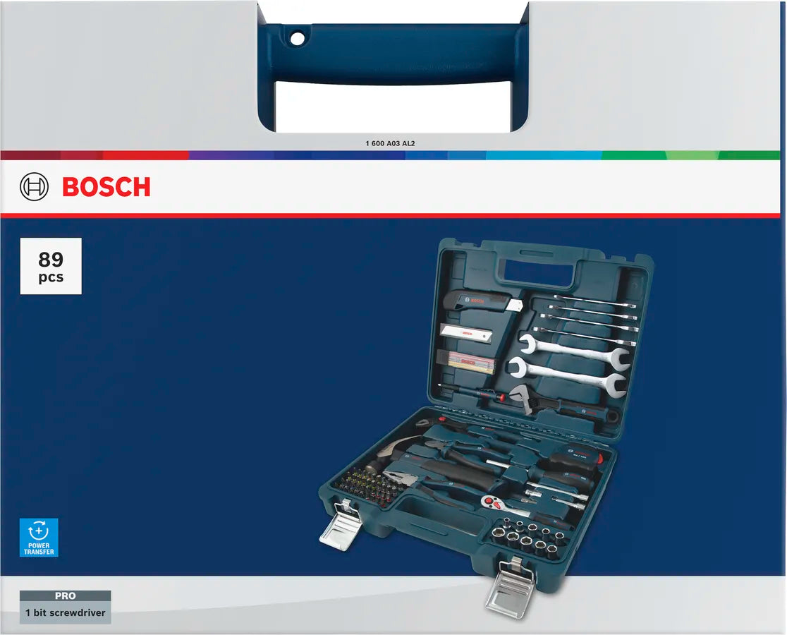 Bosch Håndverktøysett med 89 deler