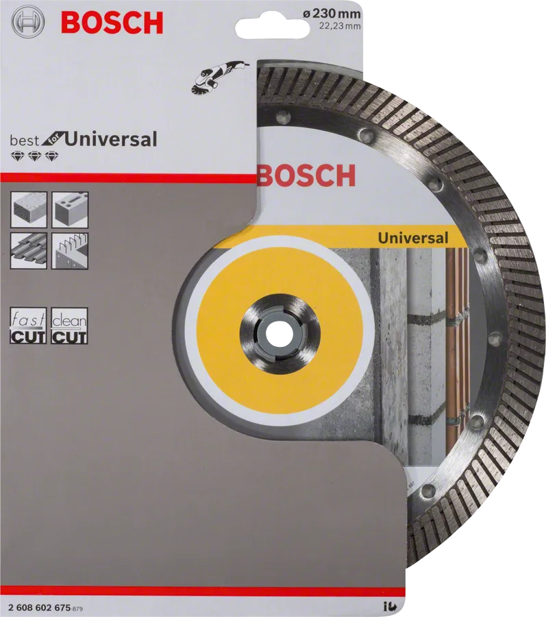 Bosch Diamantblad Best Universal Turbo 230 Mm