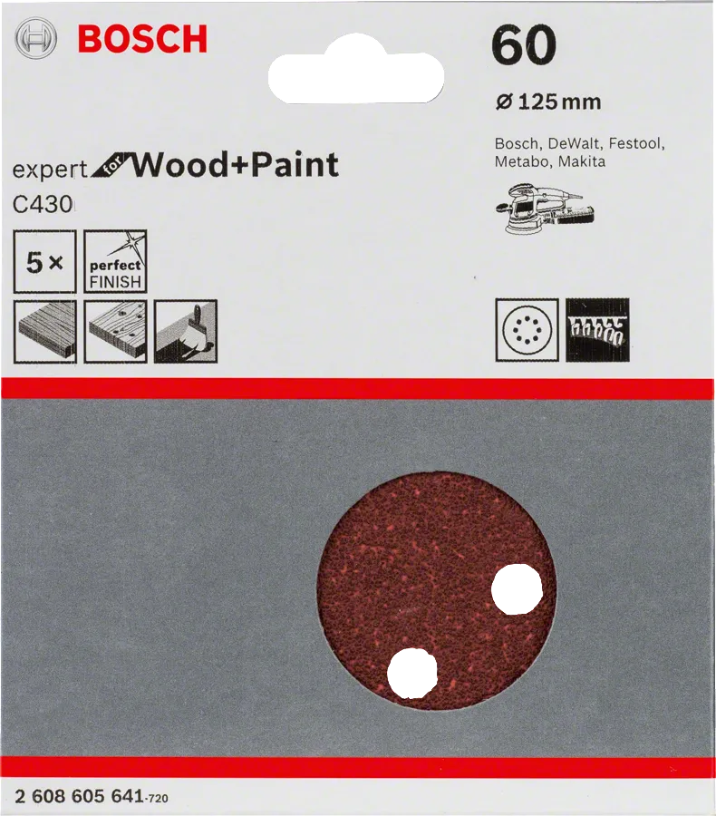 Bosch Slipepapir 125 Mm GEX/PEX
