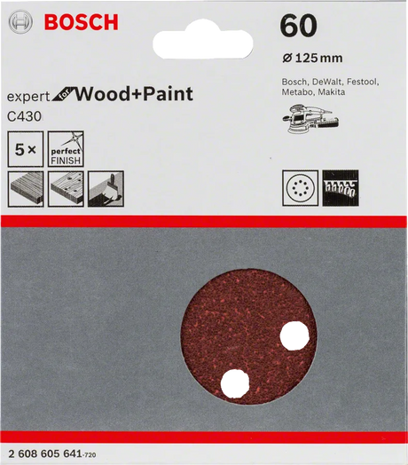 Bosch Slipepapir 125 Mm GEX/PEX