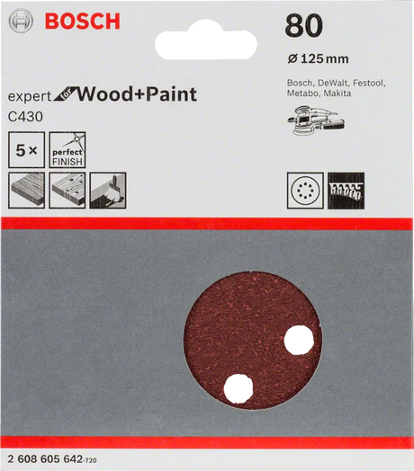 Bosch Slipepapir 125 Mm GEX/PEX