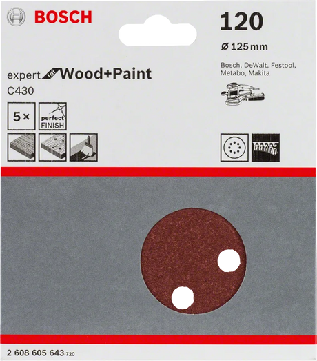 Bosch Slipepapir 125 Mm GEX/PEX