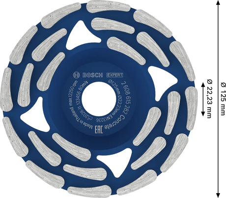 Bosch Diamantslipekopp 125 x 22,23 x 5 mm Concrete EXPERT