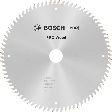 Bosch Sirkelsagblad 250 x 3,2 x 30 mm, T80 PRO Wood