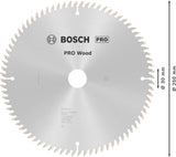Bosch Sirkelsagblad 250 x 3,2 x 30 mm, T80 PRO Wood