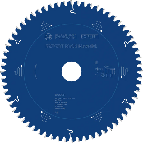 Bosch Sirkelsagblad 216x2,4/1,8x30 Mm T64 Mutimaterial EXPERT