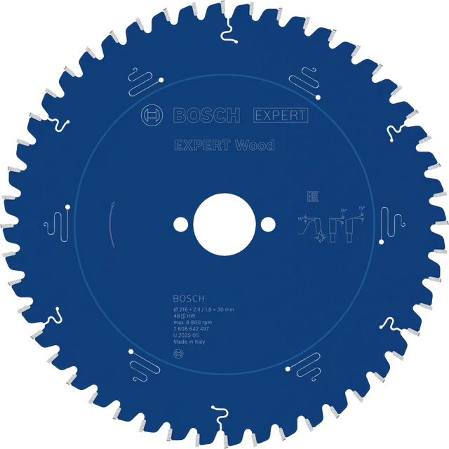 Bosch Sirkelsagblad 216 x 2,4/1,8 x 30 mm, T48 Wood EXPERT