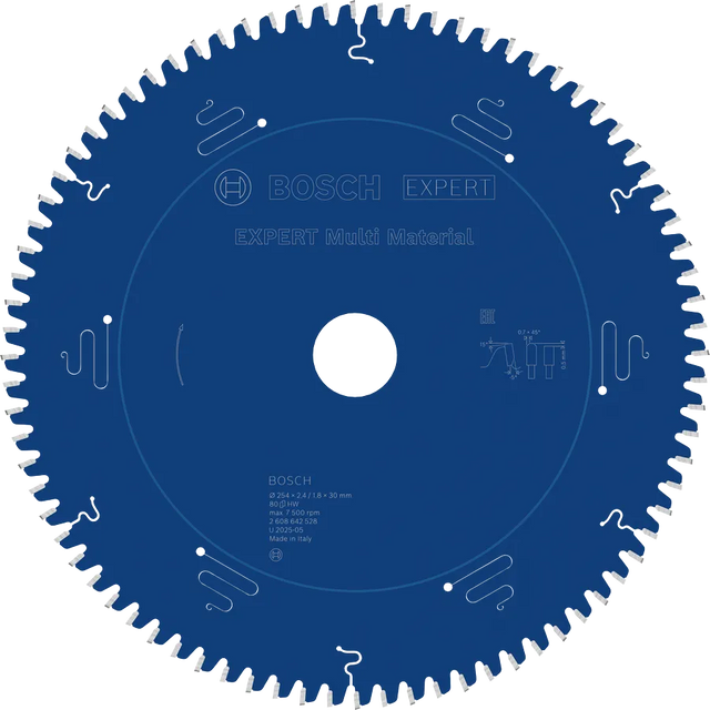 Bosch Sirkelsagblad 254x2,4x30mm 80T Multimaterial EXPERT