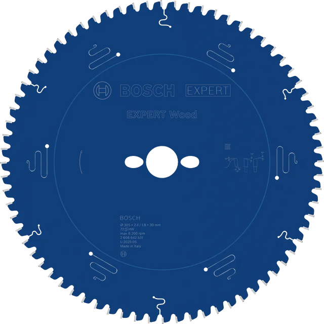 Bosch Sirkelsagblad 305 x 2,4/1,8 x 30 mm, T72 Wood EXPERT