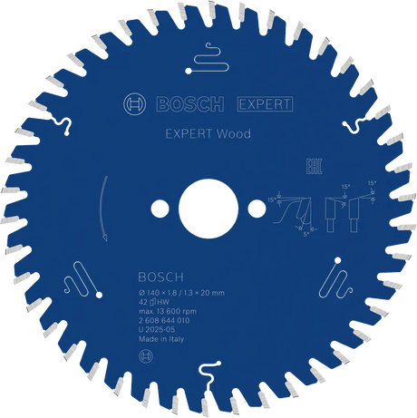Bosch Sirkelsagblad 140 x 1,8/1,3 x 20 mm, T42 Wood EXPERT