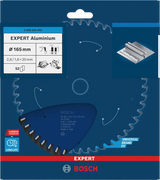 Bosch Sirkelsagblad 165 x 2,6/1,6 x 20 mm, T52 Aluminium EXPERT