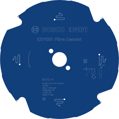Bosch Sirkelsagblad 165 x 2,2/1,6 x 20 mm, T4 Fibre Cement EXPERT