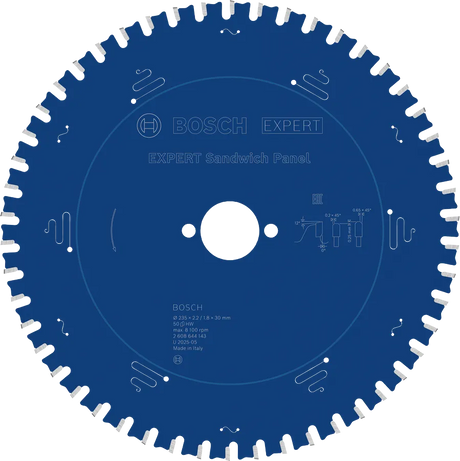 Bosch Sirkelsagblad 235 x 2,2/1,8 x 30 mm, T50 Sandwich Panel EXPERT