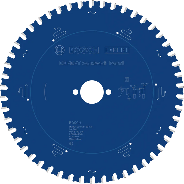 Bosch Sirkelsagblad 235 x 2,2/1,8 x 30 mm, T50 Sandwich Panel EXPERT