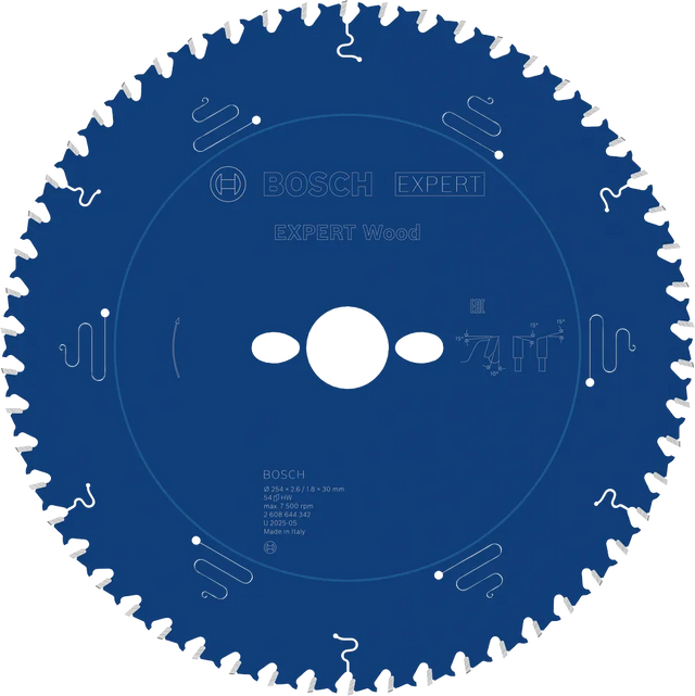 Bosch Sirkelsagblad 254X2,6X30MM 54T Wood EXPERT