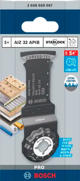 Multikutterblad Gop Tre/Metall 32Mm Bi-Metall L50 5 Stk