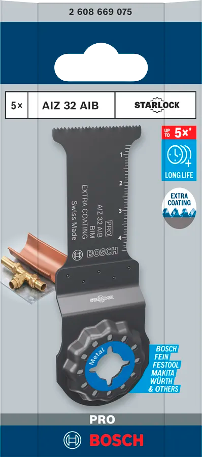 Bosch Multikutterblad Gop Metall 32Mm Bi-Metall L50 5 Stk