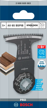 Bosch Multikutterblad Gop Hardt Tre 65Mm Bi-Metall L40 5 Stk