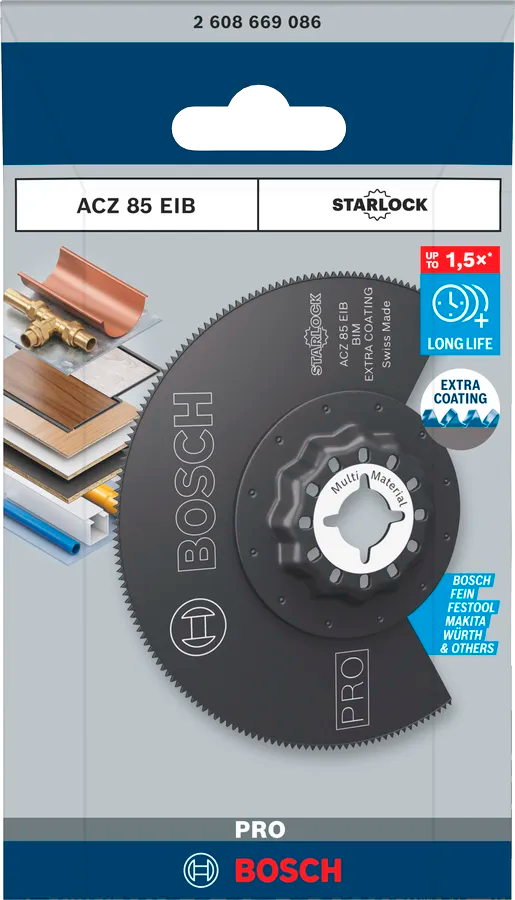Bosch Multikutterblad Gop Multimaterial Rundt 85Mm Bi-Metall-Tin