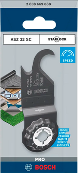 Bosch Teppekniv til GOP ASZ32SC M/Krok Multi