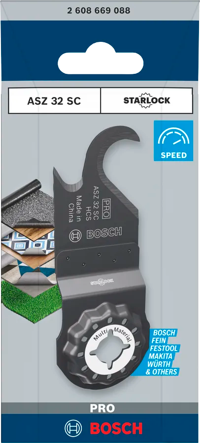 Bosch Teppekniv til GOP ASZ32SC M/Krok Multi