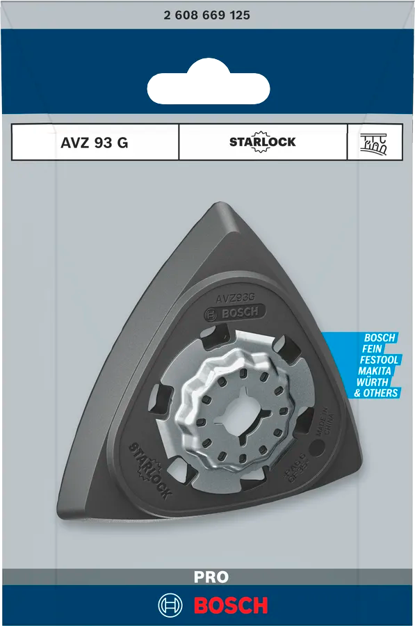 Bosch Slipeplate For Gop Delta 93Mm