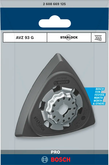 Bosch Slipeplate For Gop Delta 93Mm