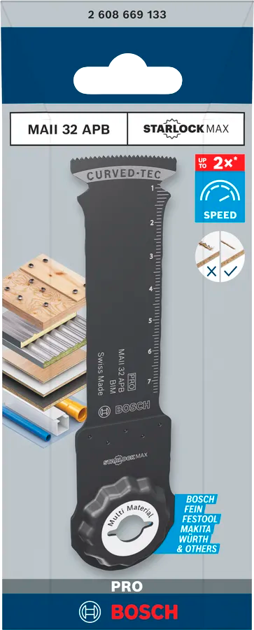 Bosch Multikutterblad Maiz32Apb L80 Mm Woodmetal Bi-Metall