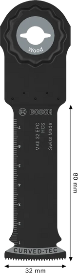 Bosch Bosch - Multikutterblad Maiz32Epc L80 Mm Bulk Wood Hcs