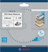 Bosch Sirkelsagblad Ø85X15 30T Multimaterial