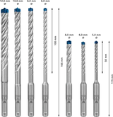 Bosch Hammerbor Sett SDS PLUS-7X 5-12MM A7