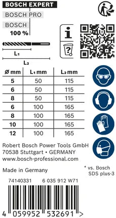 Bosch Hammerbor Sett SDS PLUS-7X 5-12MM A7