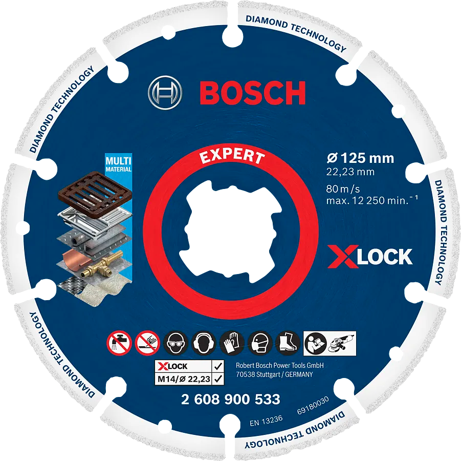 Bosch Diamantskive Til Metall XLock 125 Mm