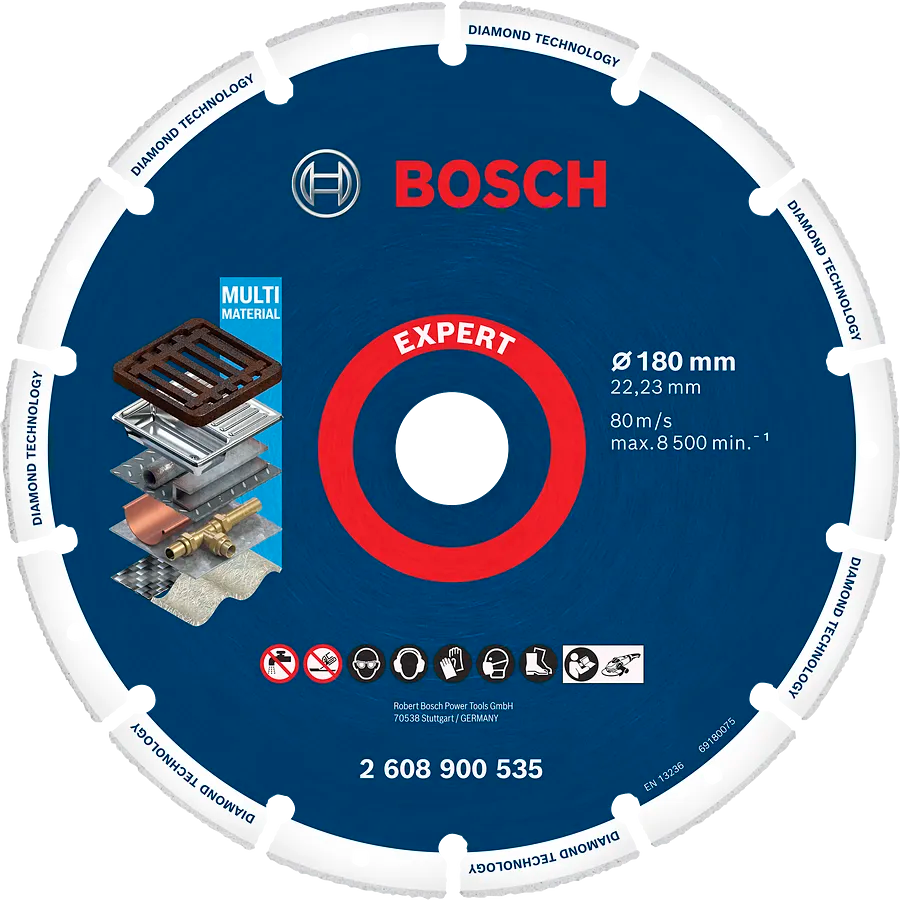 Bosch Diamantskive Til Metall 180 Mm EXPERT