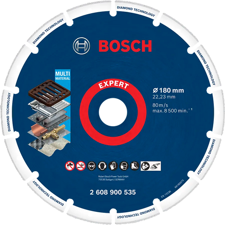 Bosch Diamantskive Til Metall 180 Mm EXPERT