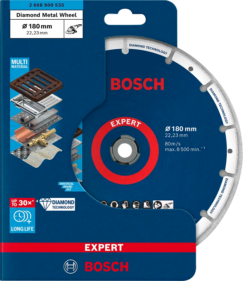 Bosch Diamantskive Til Metall 180 Mm EXPERT