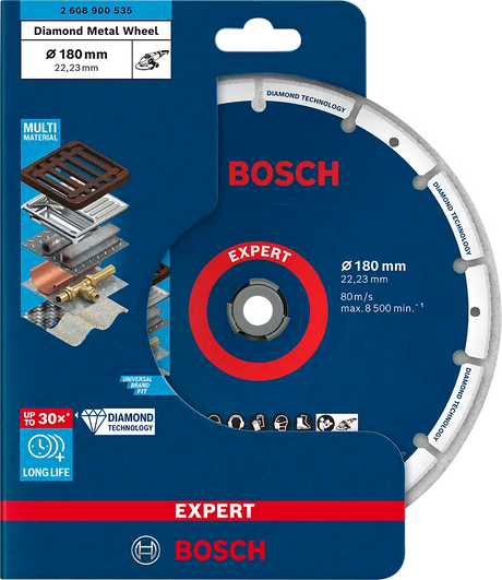 Bosch Diamantskive Til Metall 180 Mm EXPERT