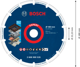 Bosch Diamantskive Til Metall 180 Mm EXPERT