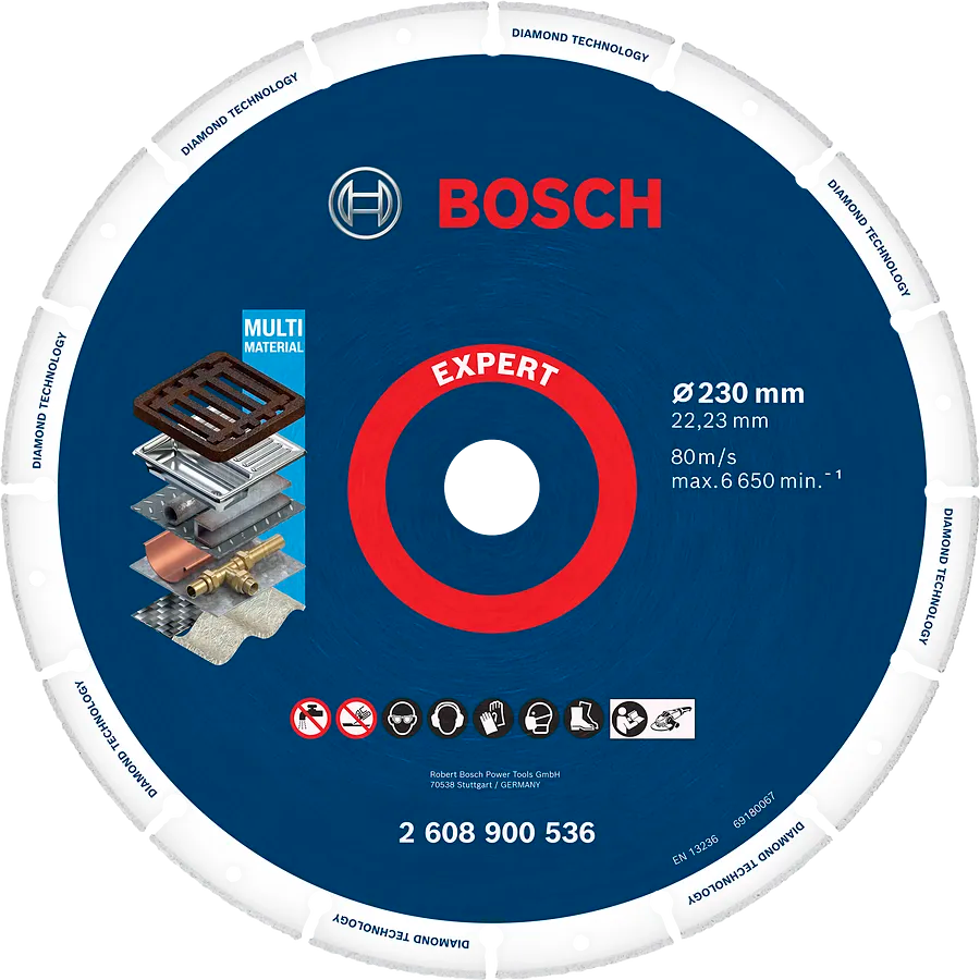Bosch Diamantskive Til Metall 230 Mm