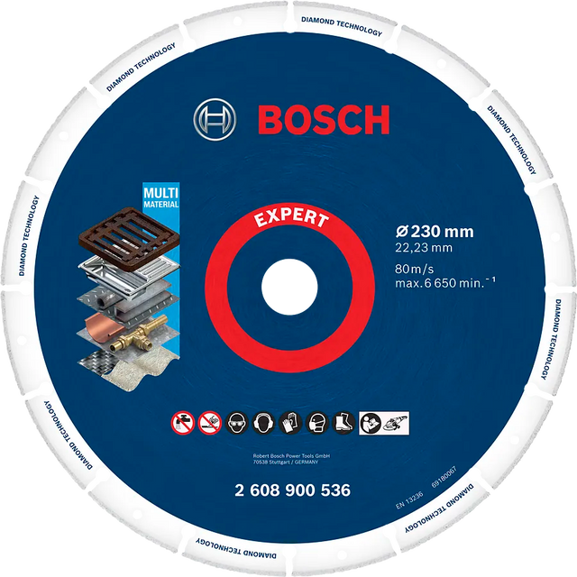 Bosch Diamantskive Til Metall 230 Mm