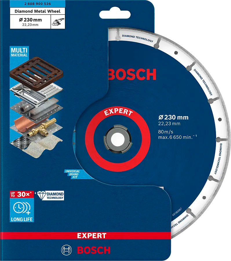 Bosch Diamantskive Til Metall 230 Mm