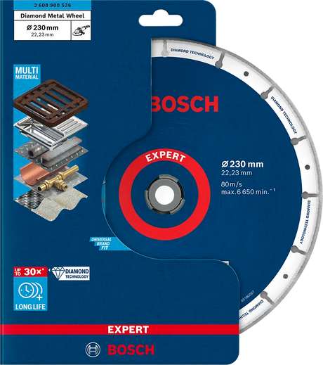 Bosch Diamantskive Til Metall 230 Mm