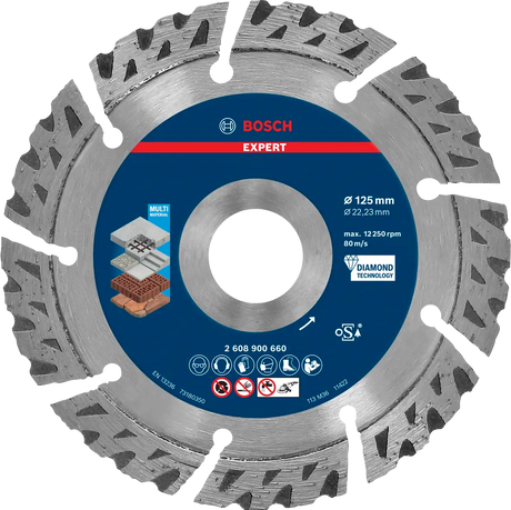Bosch Kappeskive Multi Expert 125X22X2,2 X12 Mm