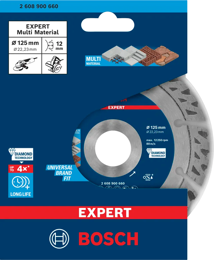Bosch Kappeskive Multi Expert 125X22X2,2 X12 Mm