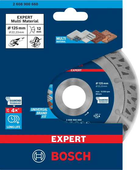 Bosch Kappeskive Multi Expert 125X22X2,2 X12 Mm