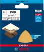 Bosch Slipepapir Delta K60 93 mm 5 Stk