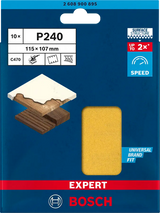 Bosch Slipepapir 115x107mm K60 C470 EXPERT Pk. 10