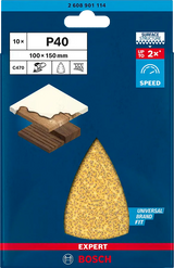 Bosch Slipepapir 100x150 Mm Delta C470 EXPERT Pk. 10